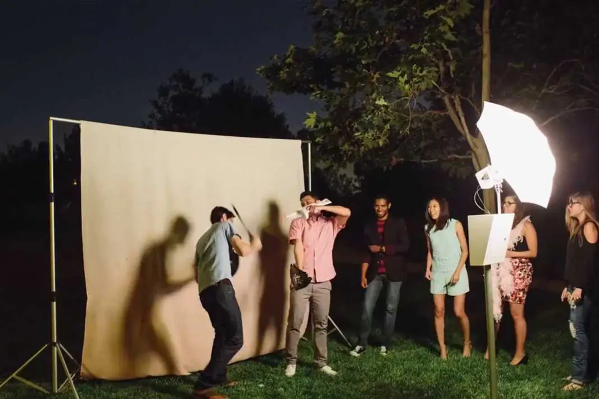 photo booth wedding reception